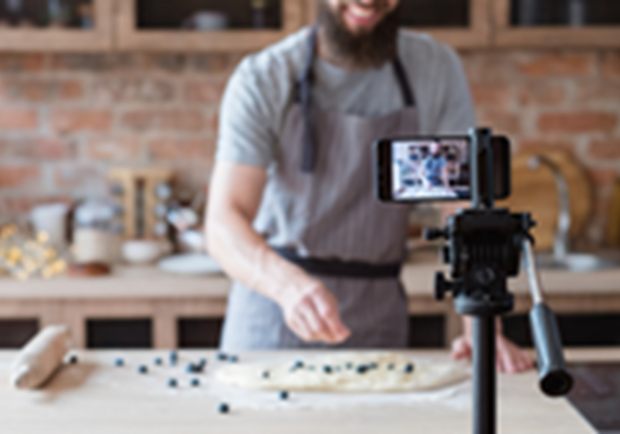 Food Videodreh mit Smartphone